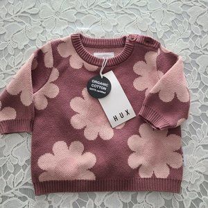 Hux baby designer sweater size 3-6 month baby girl